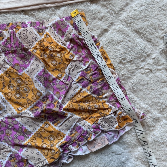 Disney | Mickey Mouse "Howdy" Tank Top and Shorts Pajama Set | Size 8-10 - Picture 10 of 12